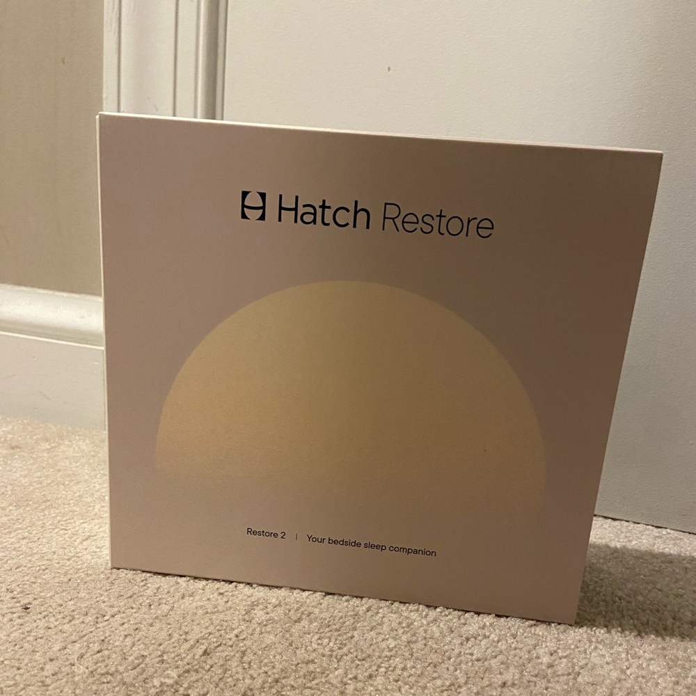 Hatch Restore 2, Slate, never used, still in box